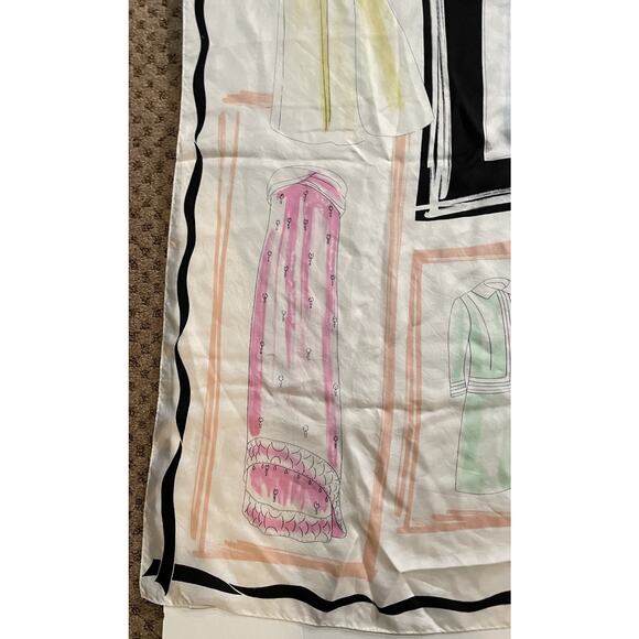 Jacqueline Kennedy Gowns Silk Scarf Echo Large Ltd Ed The White House Years - Picture 5 of 14